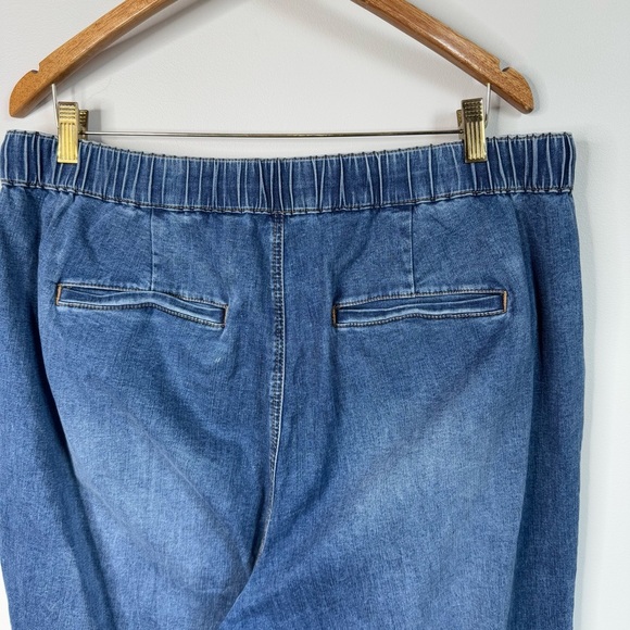 Universal Standard Comfort Denim Drawstring Jean Trouser Tidal Indigo Size S - Picture 6 of 9